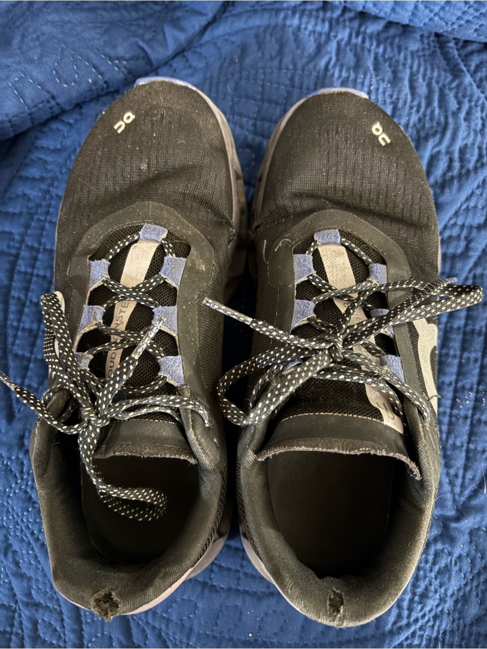 On Running Black and Purple Women's Sneakers